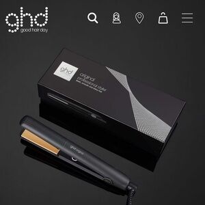 GHD ORIGINAL FLAT IRON (1 INCH PLATE) BLACK